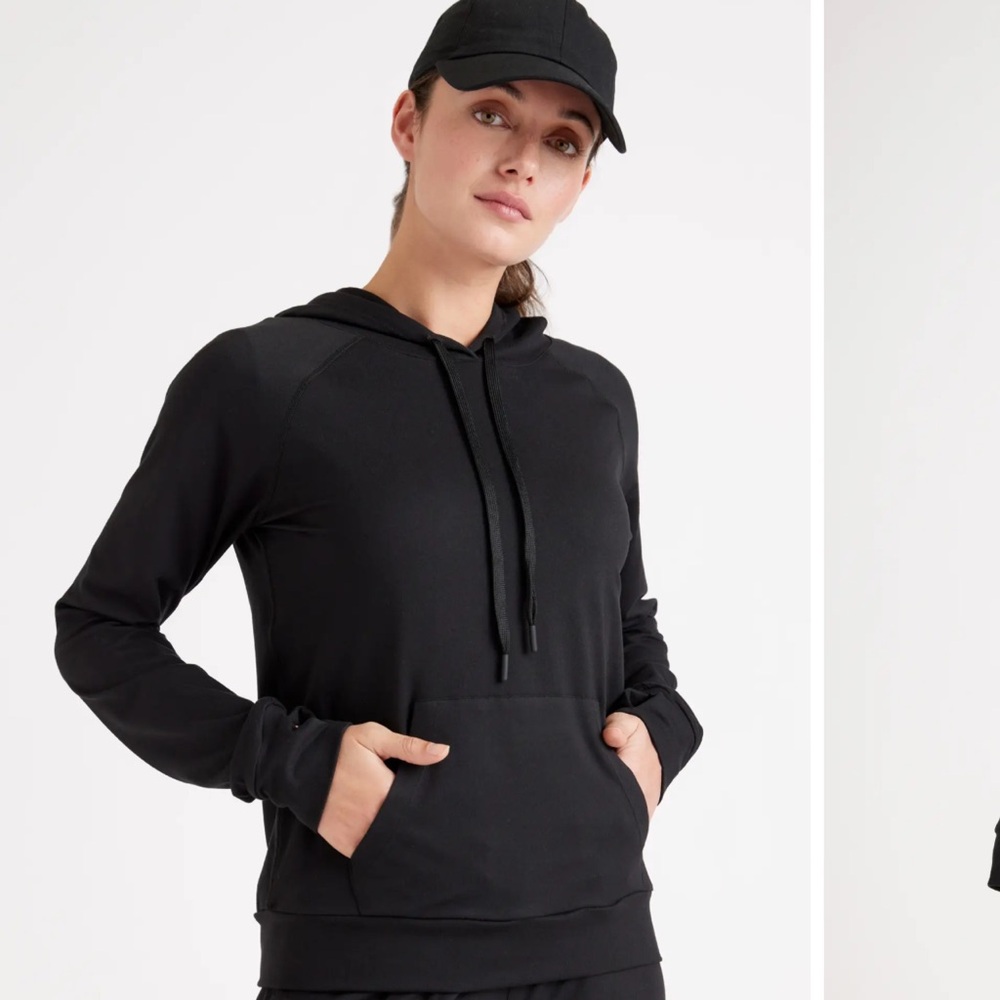 Quince Flowknit Pullover Hoodie